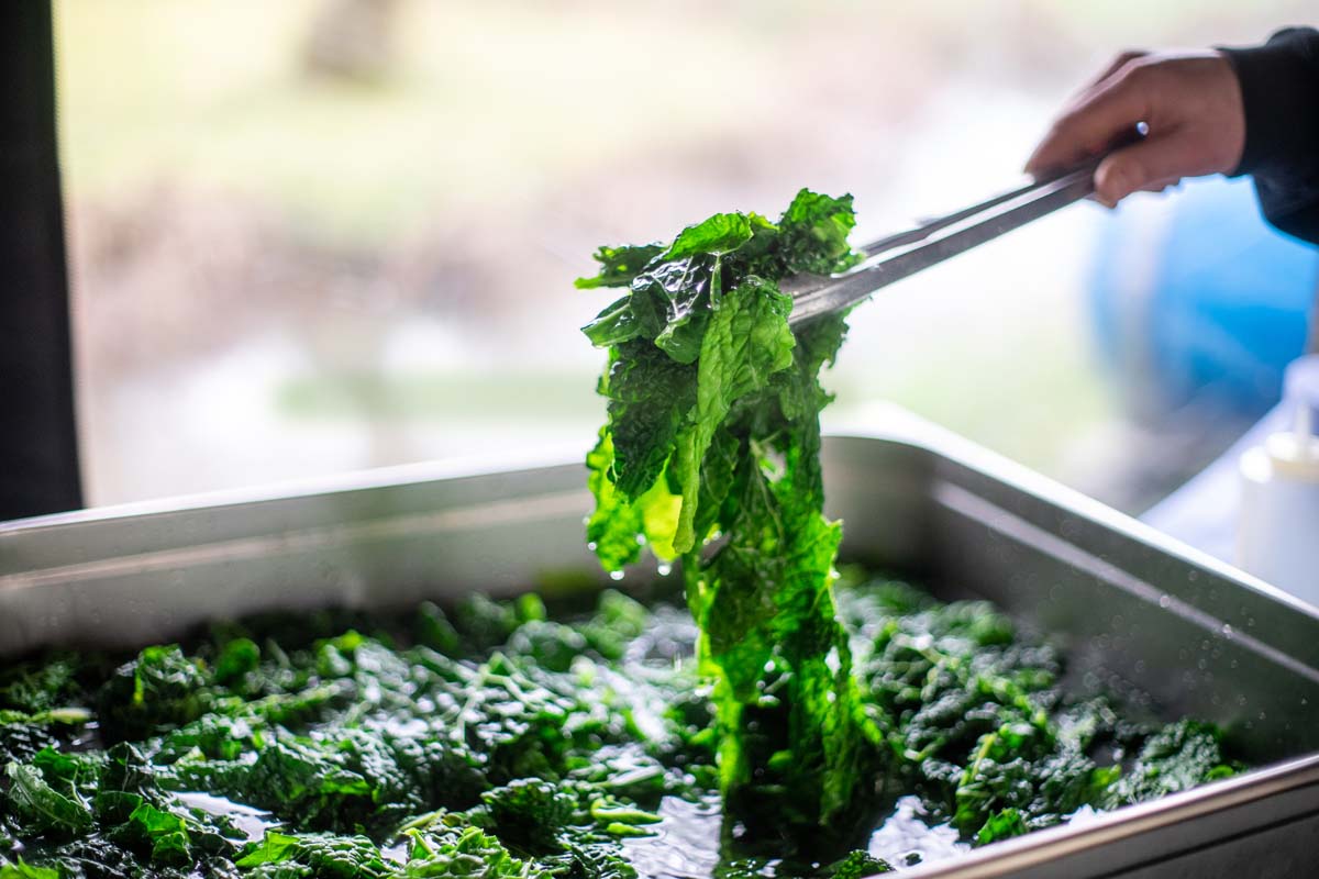 Locally sourced, seasonal produce